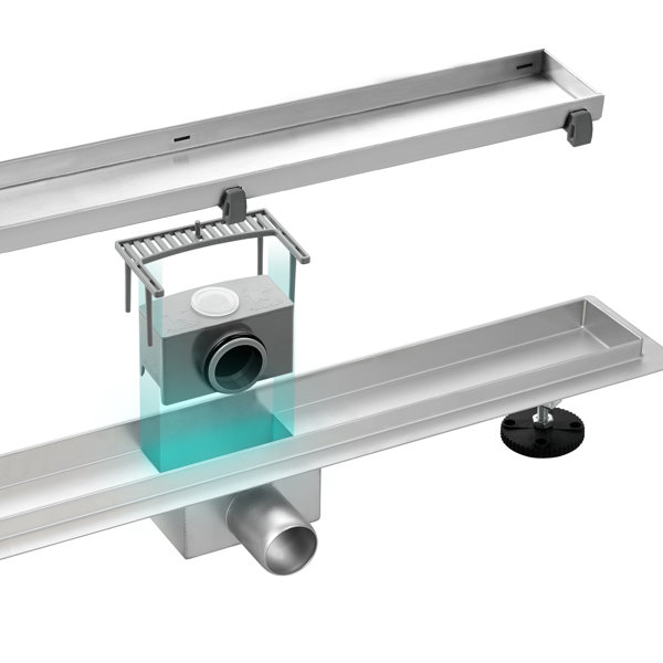 EMKE 7 7cm Shower Channel Waste Wayfair co uk emke-7-7cm-shower-channel-waste-wayfair-co-uk